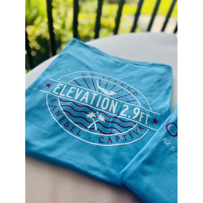 Elevation - Ladies V-Neck Short Sleeve Aqua