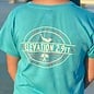Elevation - Ladies V-Neck Short Sleeve Aqua