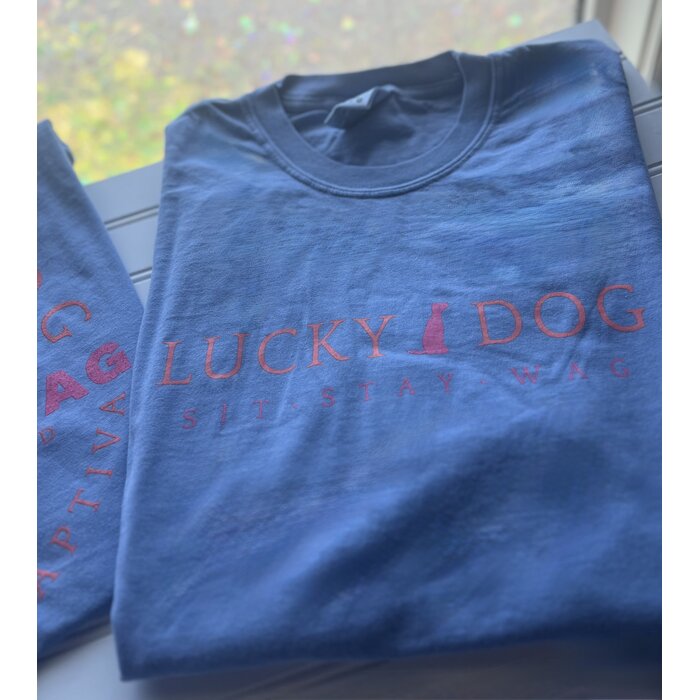 Lucky Dog Unisex Short Sleeve - Blue