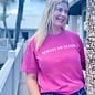 SanCap Stats Unisex Short Sleeve Tee - Pink