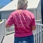 SanCap Stats Unisex Short Sleeve Tee - Pink