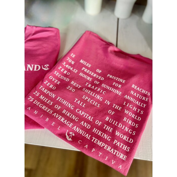 SanCap Stats Unisex Short Sleeve Tee - Pink