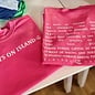 SanCap Stats Unisex Short Sleeve Tee - Pink