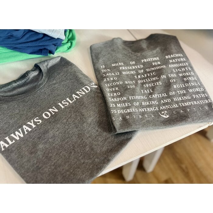 SanCap Stats Unisex Short Sleeve Tee - Grey