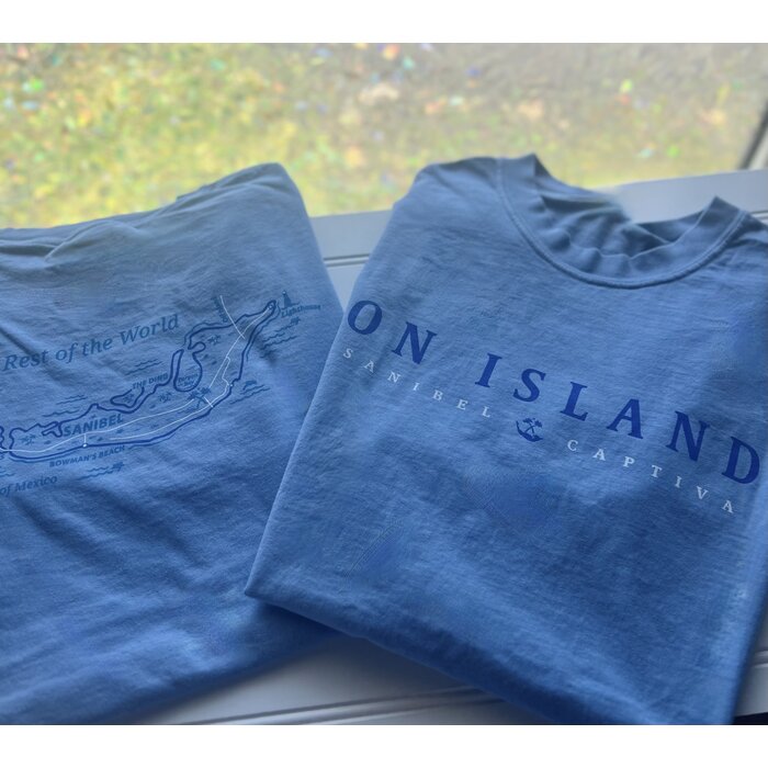 Tri Color Map Unisex Blue/Grey