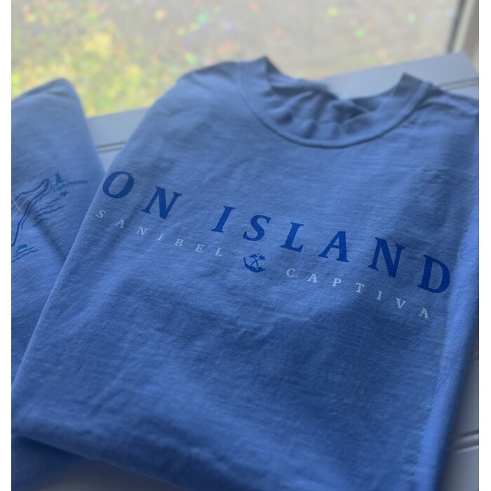 Tri Color Map Unisex Blue/Grey