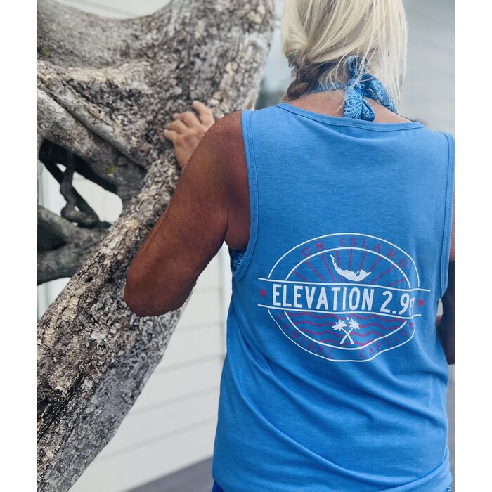 Elevation Unisex Tank Top - Blue