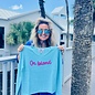 Summer Sweater Ladies V-neck - Aqua