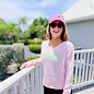 Summer Sweater Ladies V-neck - Pink