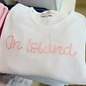 Summer Sweater Ladies V-neck - White/Pink