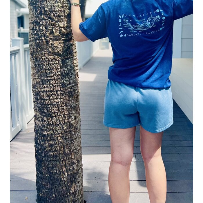 Shorts Ladies - Misty Blue