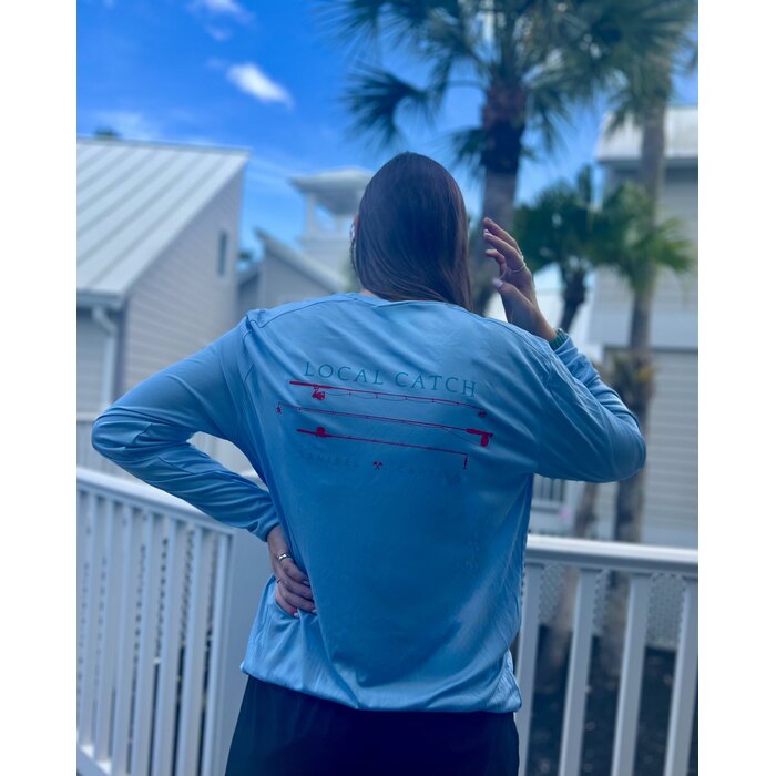 Local Catch Unisex Long Sleeve SPF - LT Blue