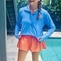 BloqUV Ladies 1/4 Zip - Indigo