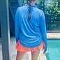 BloqUV Ladies 1/4 Zip - Indigo