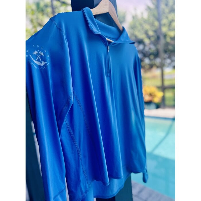 BloqUV Ladies 1/4 Zip - Indigo