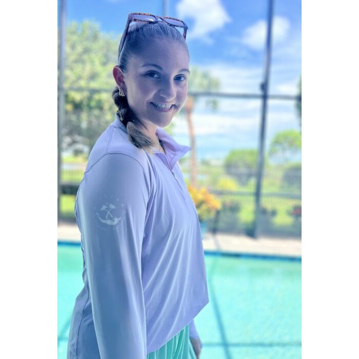 BloqUV Ladies 1/4 Zip - Lavender