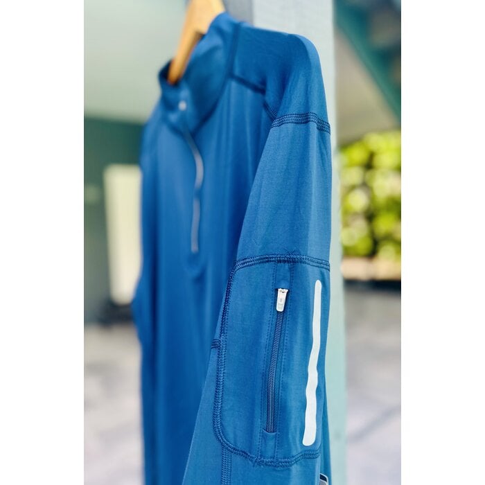 BloqUV Unisex 1/4 Zip - Midnight Blue