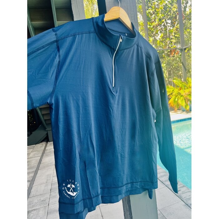 BloqUV Unisex 1/4 Zip - Midnight Blue