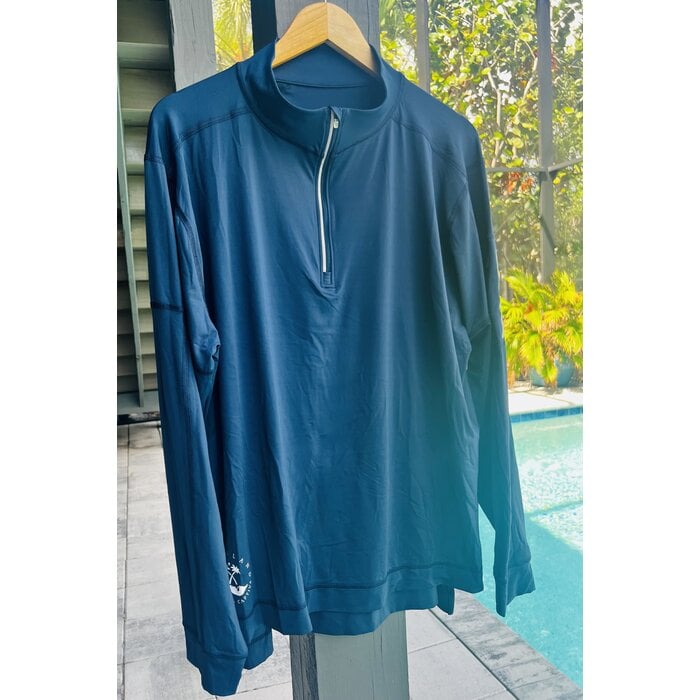 BloqUV Unisex 1/4 Zip - Midnight Blue