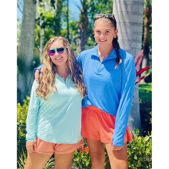 BloqUV Ladies 1/4 Zip - Mint