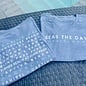 Seas The Day Ladies Short Sleeve V-Neck - Grey