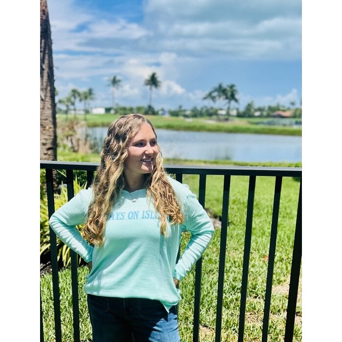 Always on Island Sweater - Mint
