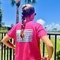 Live In The Sunshine Ladies V-Neck Pink