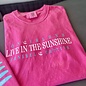 Live In The Sunshine Unisex Short Sleeve Coral