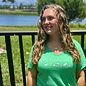 Let's Flocking Go Ladies Vneck - Green