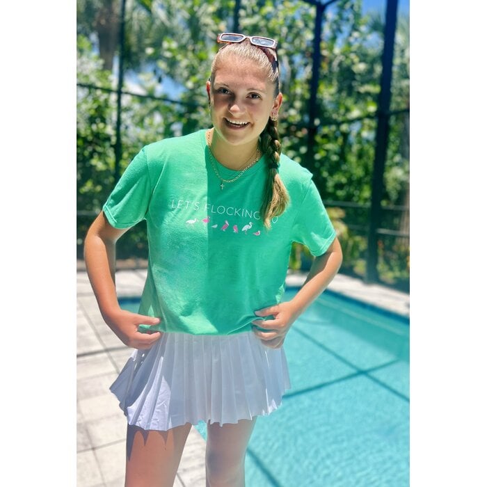 Let's Flocking Go Unisex Short Sleeve - Green