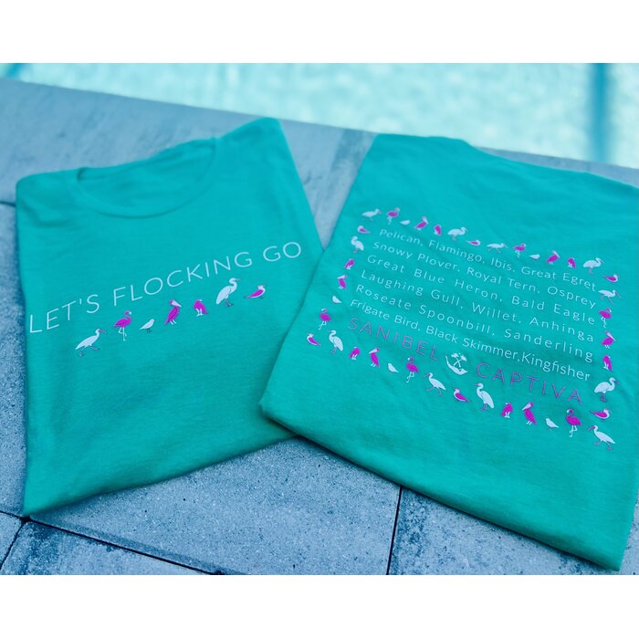 Let's Flocking Go Unisex Short Sleeve - Green