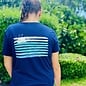 Live In The Sunshine Ladies V-Neck - Navy