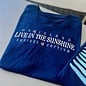 Live In The Sunshine Ladies V-Neck - Navy