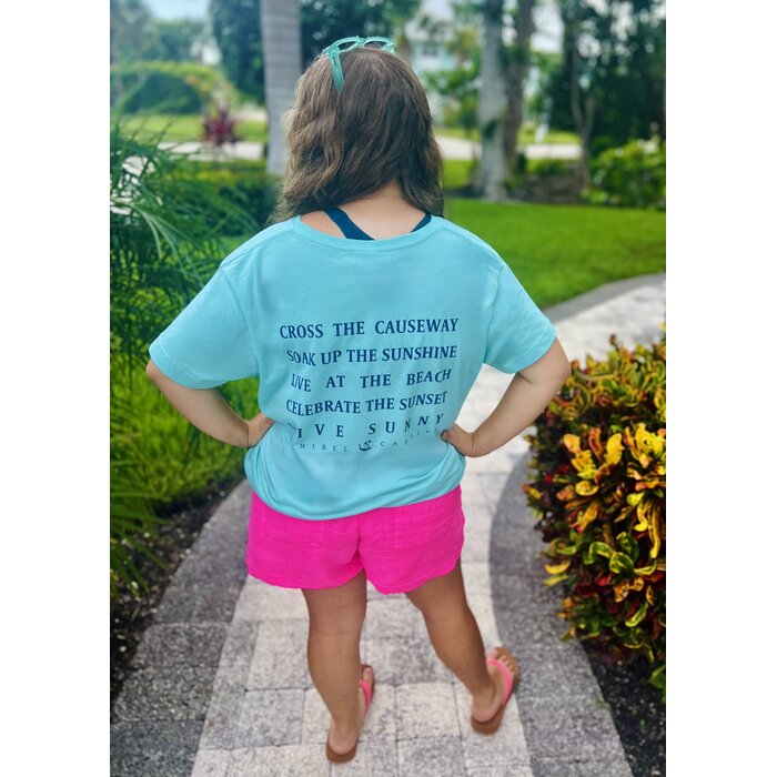 The List - Ladies Short Sleeve V-neck- Mint