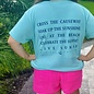The List - Ladies Short Sleeve V-neck- Mint