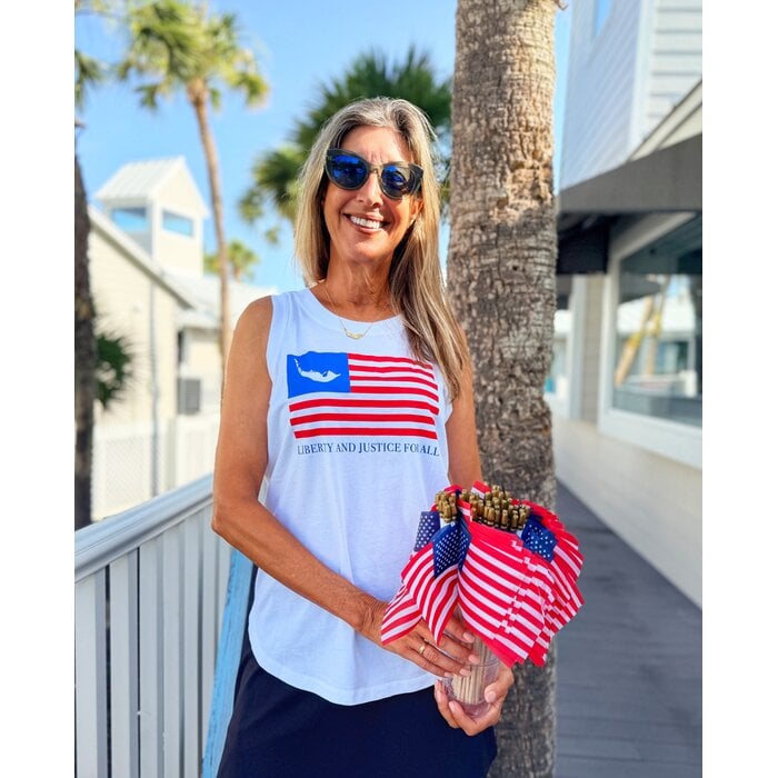 Liberty and Justice For All - Ladies Tank Top