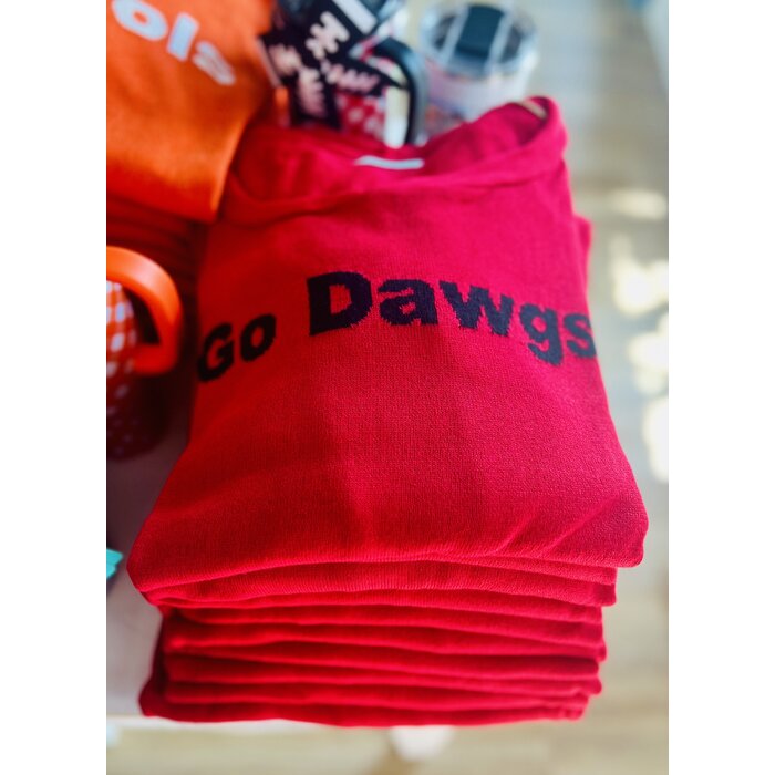 Go Dawgs Sweater - Ladies Red
