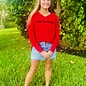 Go Dawgs Sweater - Ladies Red