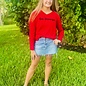 Go Dawgs Sweater - Ladies Red
