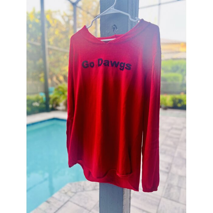 Go Dawgs Sweater - Ladies Red