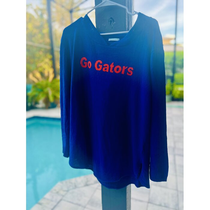 Go Gators Sweater- Ladies Blue