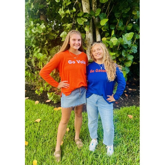 Go Gators Sweater- Ladies Blue