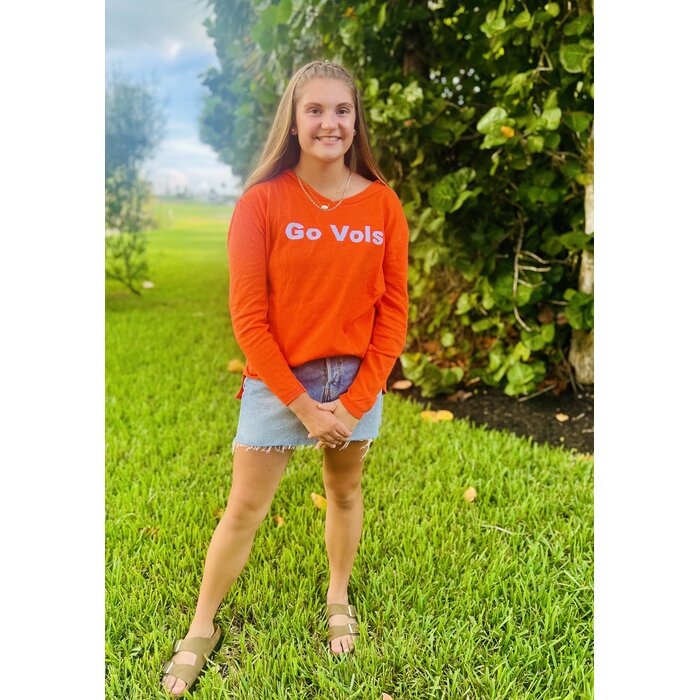 Go Vols Sweater - Ladies Orange