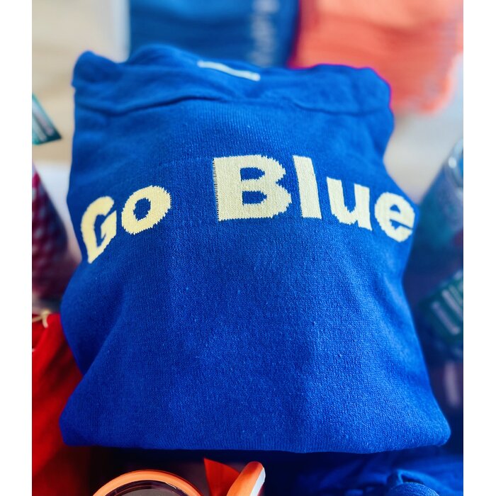 Go Blue Sweater - Ladies Blue