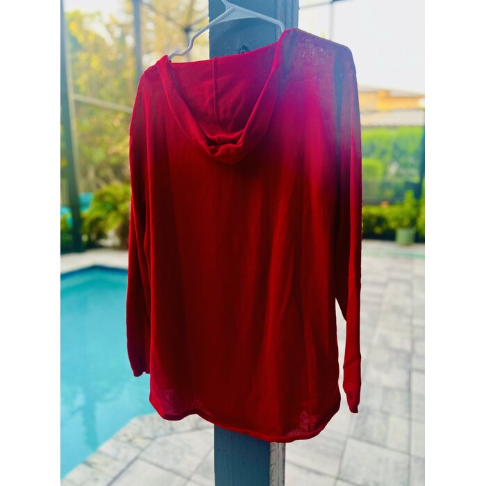 Go Hoosiers Sweater- Ladies Red