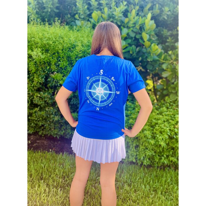 Find Your True South - Ladies V-neck Navy
