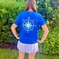 Find Your True South - Ladies V-neck Navy