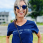 Octopus Ladies Short Sleeve - Navy
