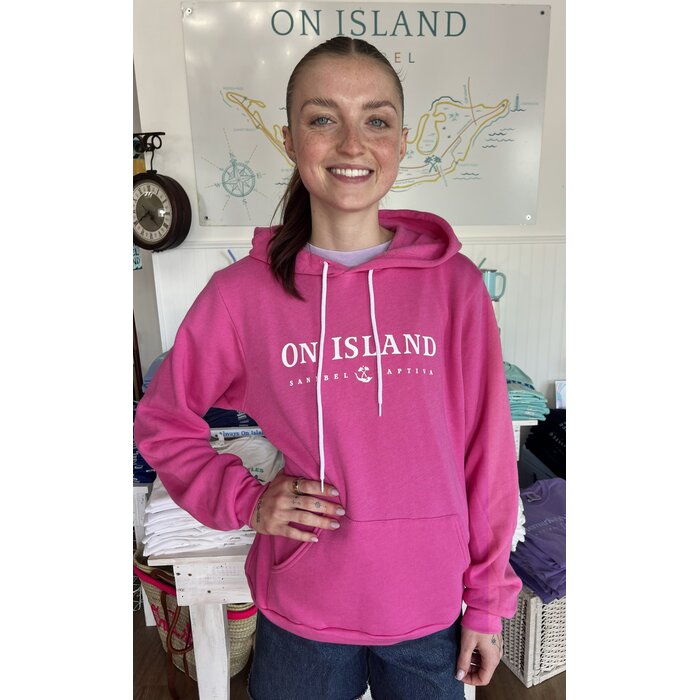 On Island Pullover Hoodie- Pink
