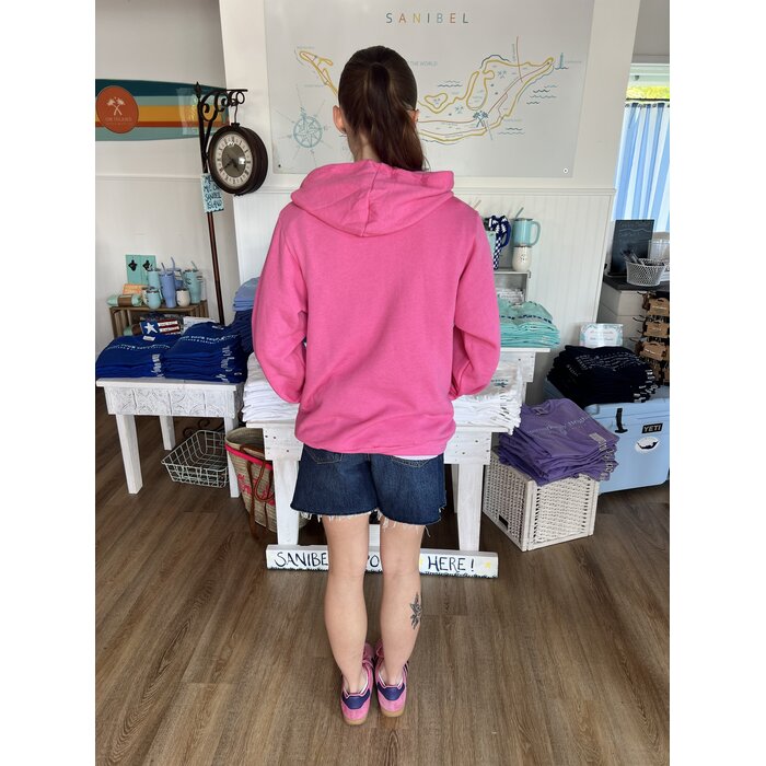 On Island Pullover Hoodie- Pink